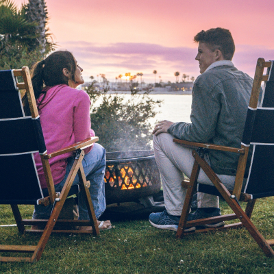 beach bonfire