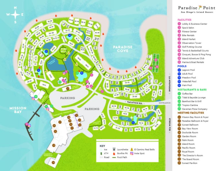 PP_ResortMap - Paradise Point