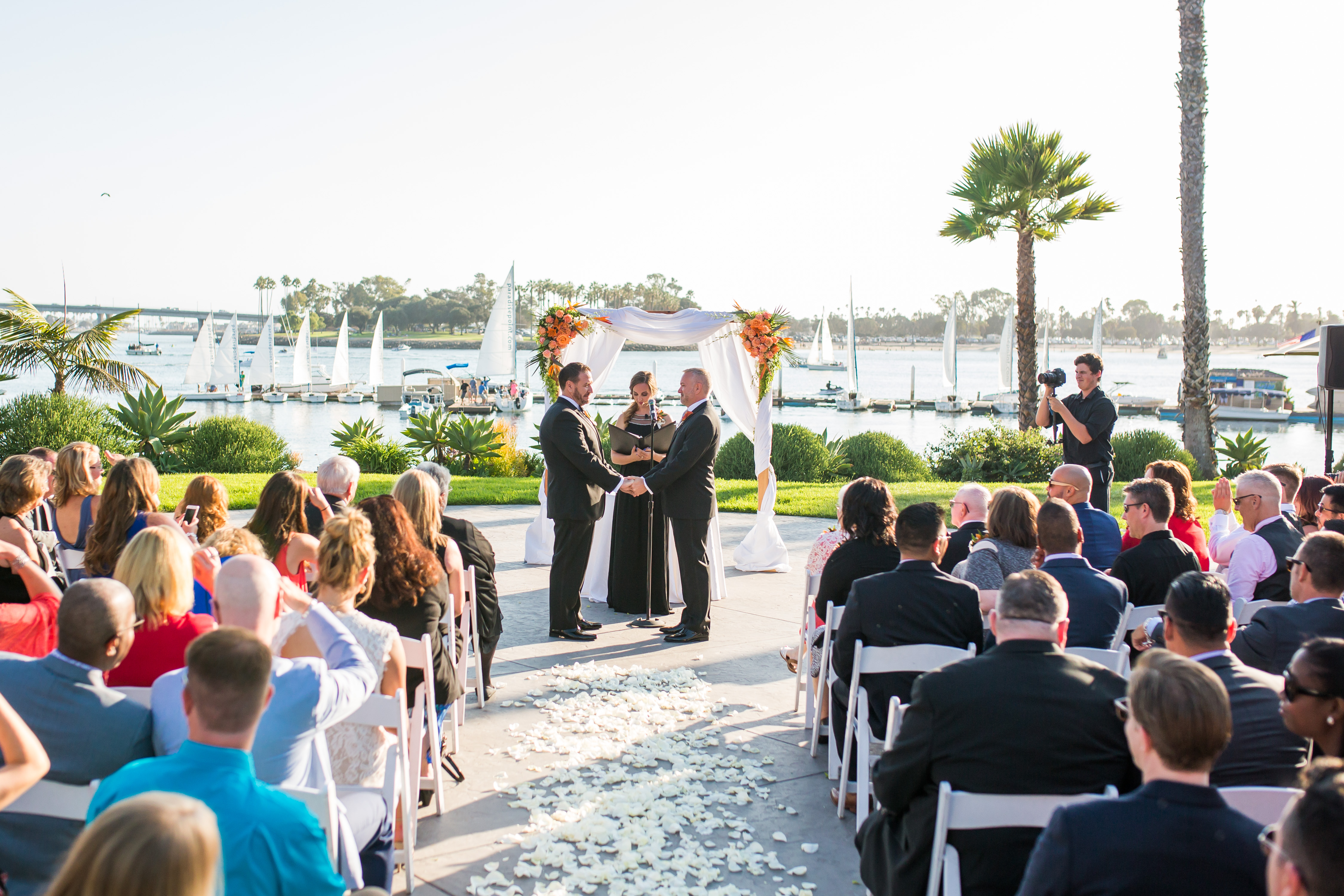 David and Barry saying 'I Do' - LGBT Weddings at Paradise Point
