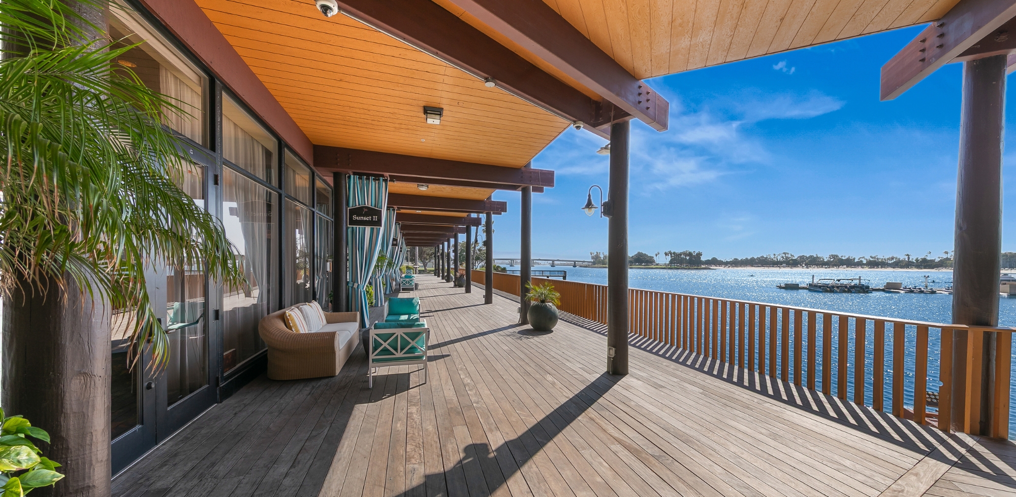 waterfront deck