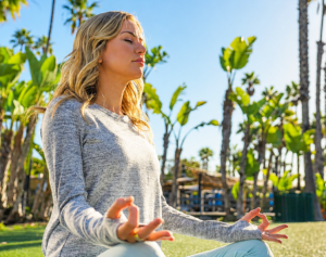 woman meditation